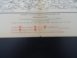 German map WW1 - Paris West