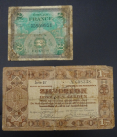 4 ww2 era banknotes