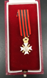 Gold cross Civil decoration long service administration miniature