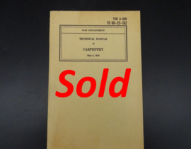 US TM5-226 Manual for Carpentry 1943