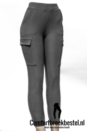 comfortbroek Cargo zwart