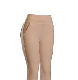 Comfortbroek capri  Taupe