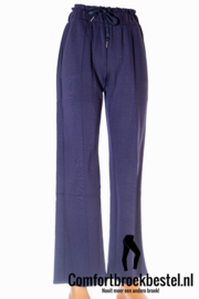 comfortbroek zomerstof 602 iris blue