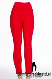 Comfortbroek rood