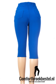 Comfortbroek capri royaalblauw
