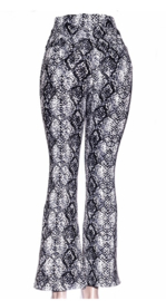 Comfortbroek 227 SW zwart wit