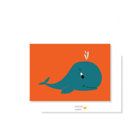 Kaart ‘Walvis’ rood