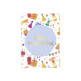 Minikaartje ‘Fijne verjaardag’