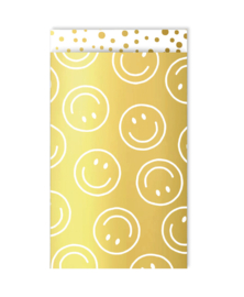 Cadeauzakje maat M - smileys (5st)