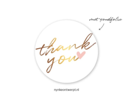 Sticker - Thank you (5st)