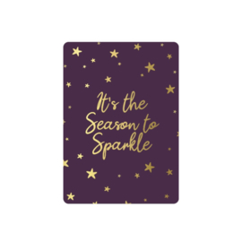 Minikaartje ‘It’s the season to sparkle’