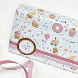 Cadeaupapier (50 cm) Sweets