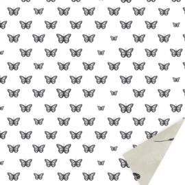 Cadeaupapier vogels/vlinders