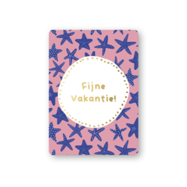 Minikaartje ‘Fijne vakantie!’