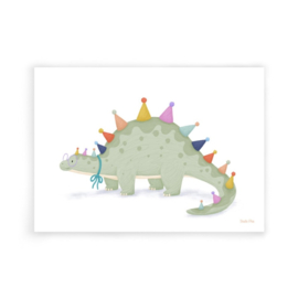 Kaart ‘Feestelijke dinosaurus