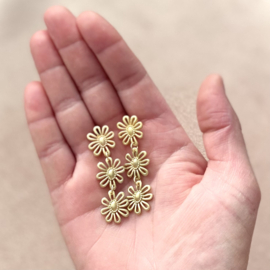 Oorbellen ‘Bloemen’
