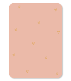 Kaart ‘Hartjes’ roze
