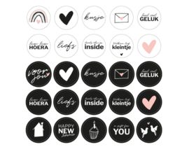 Stickervel mix