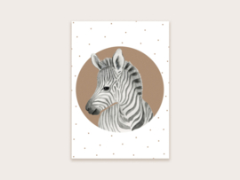 Kaart ‘Zebra’ stipjes