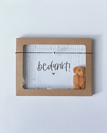 Cadeaudoosje - Bedankt