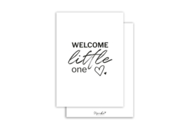 Minikaartje ‘Welcome little one’