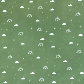 Cadeaupapier (50 cm) regenboogjes