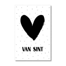 Minikaartje ‘ Van Sint’