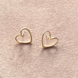 Oorbellen ‘Hart medium’