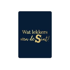 Minikaartje ‘Wat lekkers van de Sint’