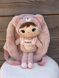 Metoo rugzak Bear (met naam) - Roze