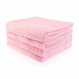 Handdoek met naam - Roze 50x100cm