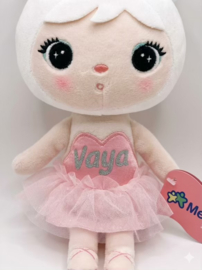 Ballet knuffel pop metoodolls (met naam) - 22cm