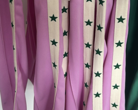 Meisjes broek met sterren - Lila