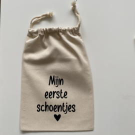 Bewaarzakje - Mijn eerste schoentjes 20x30cm