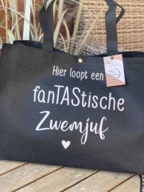 fanTAStische zwemjuf  - Vilten tas