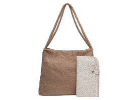 Jollein luiertas shopper - Boucle biscuit