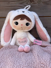 Bunny knuffel metoodolls (met naam) - Cream 50cm
