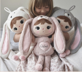 Bunny knuffel metoodolls (met naam) - Cream 50cm