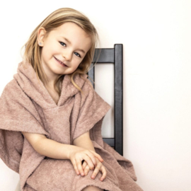 Badponcho met naam - Pinkstone