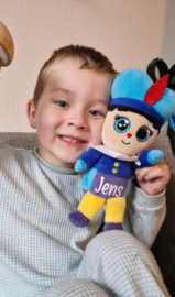 Knuffel pietje met naam - 3 kleuren