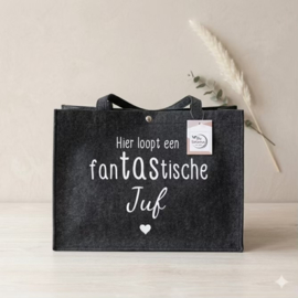 Vilten tas Hier loopt een fanTAStische Juf