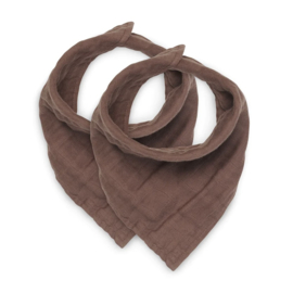 Jollein Bandana slab - Chestnut - 2 stuks