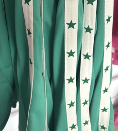 Meisjes broek met sterren - Groen