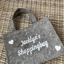 Kleine vilten tas |  Shoppingbag