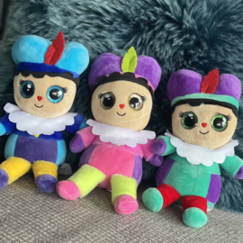 Knuffel pietje met naam - 3 kleuren