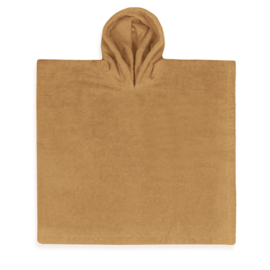 Badponcho met naam - Sand