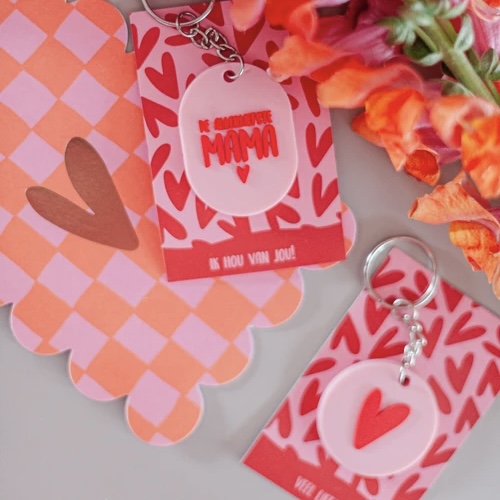 De allerliefste mama - Sleutelhanger