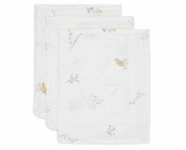 Washandjes Lovely Birds Jollein 3-pack