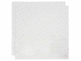 Hydrofiele doeken Lovely birds Jollein 2-pack 115x115 cm