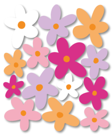Madeliefjes Raamstickers - 14 stuks